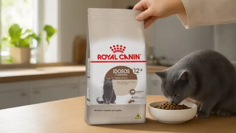 Melhor Ração para Gatos Idosos: Top 8 Analisados por Nutrição e Saúde