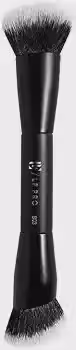Pincel Duplo Blush e Iluminador B03 LF PRO Pincel 2 em 1 Profissional