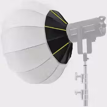 Softbox Lanterna Globo LAM45 PRO Balão Chinês 45cm com Montagem Bowens para Iluminação de Estúdio Led e Flash – Ideal para Gravações de Live Shop, Live Commerce, Transmissões ao vivo