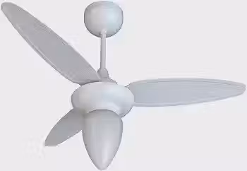 Ventisol Ventilador de teto wind br 3p inj branco c/r inverter bivolt