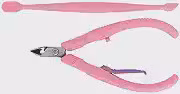 Alicate de Cutícula Mundial Flex 168 com Espátula, Mundial, Mundial