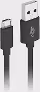 C3Tech Cabo USB para Micro USB 2M Preto Carregamento e Transferência de Dados 2A Compatível c/ Android Smartphones e Tablets - CB-M20BK