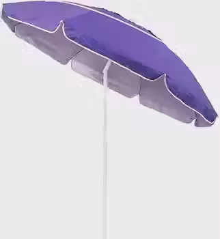 Guarda-Sol de Praia Grande, Proteção UV, Articulável, Ajuste de Altura, Material Leve e Durável, Poliéster e PVC, para Família de até 6 Pessoas, 2,40m
