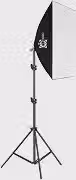 Kit Softbox Iluminação Contínua 50x70cm com Tripé de 2m | Soquete E27 Bivolt e Bolsa de transporte | Luz Suave para Estúdio, Fotografia, Vídeo, YouTube, Lives e Gravações Profissionais