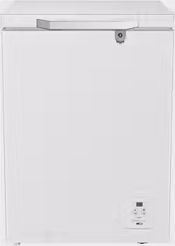 Freezer Horizontal Hisense FT145 com 141L de capacidade. Acabamento Branco, Bivolt