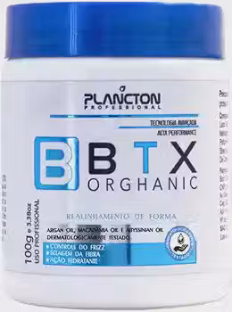 BTX Orghanic Plancton - Máscara de Realinhamento Capilar - Produto Original de Fabrica (100 G)