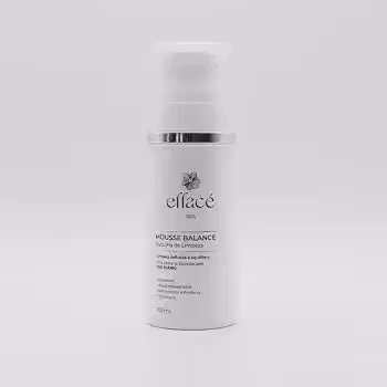 Mousse de Limpeza Facial Effacé Balance com Espuma Suave, Equilíbrio da Oleosidade e Hidratação, Limpeza Profunda sem Ressecar para Todos os Tipos de Pele