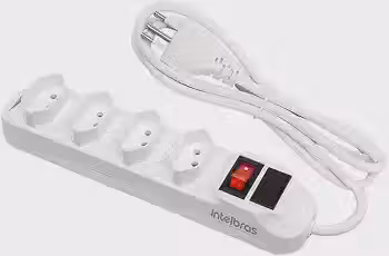 Filtro de Linha com 4 tomadas EPE 1004 Branco Intelbras