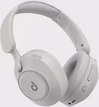 Dapon Headphone H02d Pró Anc Híbrido Bluetooth 6.0 Multiponto 100h de Bateria Fone de ouvido Over-Ear Cancelamento de Ruído 40db Branco