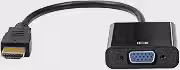 PlusCable Cabo Adaptador de video HDMI Macho para VGA Femea ADP-HDMIVGA10BK