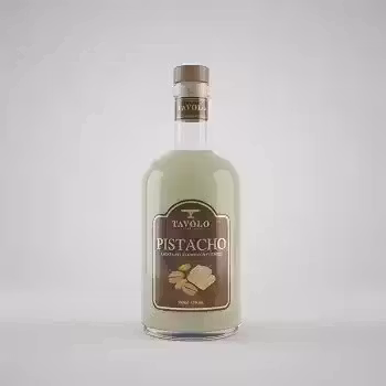 Licor Creme Pistacho Tavolo Licores 750mL - Chocolate Branco +pistache