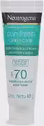 Protetor Solar Facial Neutrogena Sun Fresh Derm Care, Sem Cor, FPS 70, 40g