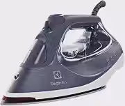 Electrolux Ferro de Passar Roupa Seco e Vapor antiaderente base ceramica vapor vertical extra 1500W azul marinho ESI60 127v