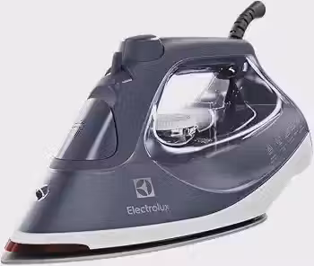 Electrolux Ferro de Passar Roupa Seco e Vapor antiaderente base ceramica vapor vertical extra 1500W azul marinho ESI60 127v