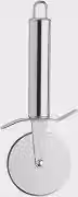 Cortador Faca Carretilha Pizza Massas Cabo Ergonômico Lâmina Profissional Aço Inox 21cm Utensílio Cozinha Premium
