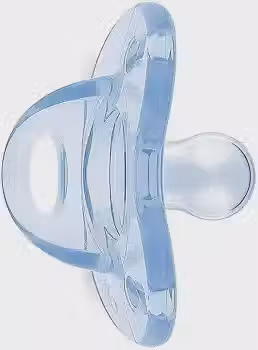 Lillo Chupeta Soft Calming 100% Silicone Simétrico Tam 1 (0-6 Meses) - Azul
