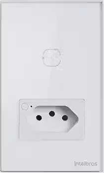 Tomada com Interruptor Inteligente Wi-Fi ETS 2001 Branco Intelbras