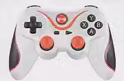 Controle Joystick Bluetooth celular para Android IOS PC (branco sem suporte)