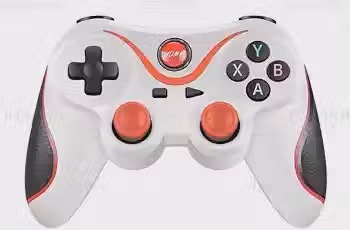Controle Joystick Bluetooth celular para Android IOS PC (branco sem suporte)