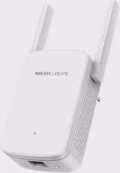 Mercusys ME30 Repetidor Wi-Fi AC1200 Banda Única, 2 Antenas Externa, Porta Fast Ethernet, indicador de sinal inteligente, modo AP e controle por aplicativo
