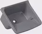 Tanque Plástico Astra 40L p/lavar roupas - Prata 57,9x52cm