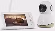 Babá Eletrônica Maxi Cosi See Pro 360, tela 5.0, tecnologia CryAssist™ interpreta o choro, câmera HD 2K visão noturna, bateria de 10 horas, ruído branco