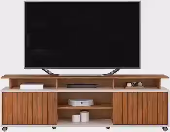 Rack para TV até 70' 2 Portas DJ Móveis Olimpic