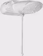 Chuveiro Elétrico Top Jet Turbo Eletrônico 7500w 220v Branco