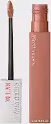Maybelline SuperStay Matte Ink Batom Líquido Matte Longa Duração 16H com Aplicador Preciso, Não Transfere e Cor Intensa, Acabamento Matte Confortável, Cor 65 Seductress Nude Bege, 5ml