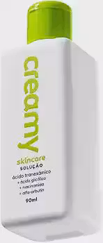 Creamy Skincare Ácido Tranexâmico 90ml | Solução Clareadora, Previne a Hiperpigmentação de Manchas Solares, Trata Acne e Melasma | Todos os Tipos de Pele, Uso Noturno