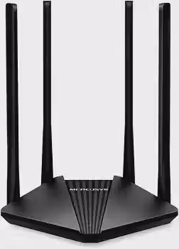 Mercusys MR30G Roteador Wi-Fi 5 AC1200 Dual Band com EasyMesh, 3 Portas Gigabit, 4 Antenas de 5 dBi, MU-MIMO, até 64 Dispositivos e Controle Parental