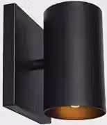 Arandela Parede Cila Retro Com Led Par20 Bivolt (Preto)
