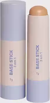 Base Stick 3 em 1, Base, Corretivo e Contorno, Acabamento Soft Matte, 7g, Resistente à Água, Longa Duração - Maquiagem (03, Padrão)