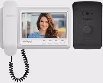 Vídeo Porteiro Residencial IVR 1070 HS Branco e Preto Intelbras