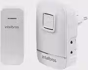 Campainha Digital S/ Fio Intelbras Alcance 100m Plug+play