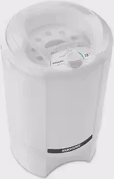 Suggar Centrífuga de Roupas Giromax CTBR50 Branca 15kg com Timer de 6 Minutos e Desligamento Automático 220V