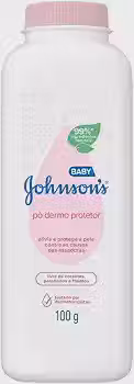 Pó Dermo Protetor Johnson's Baby, 99% Ingredientes Naturais, 100g