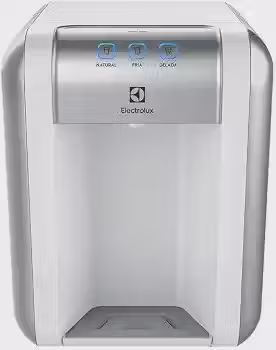 Purificador de Água Gelada Fria e Natural Elétrico Compacto Eletronico placa Electrolux Branco com Painel Touch Bivolt PE11B