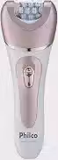 Philco Depilador PDP02R Aqua Deluxe Plus 9 em 1 Sem Fio Bivolt Rosa e Branco Capa massageadora