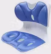 Almofada Para Assento Espuma De Memória Alta Densidade 31 X 35 X 35 Cm(azul)