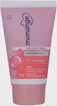 Desodorante Monange em Creme Uniformizador com Niacinamida Feminino 50g