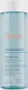 Avene Cleanance Água Micelar Remove Maquiagem e Purifica Pele Oleosa 400ml