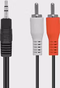 CABO 2 RCA X P2 3.5MM STEREO 1,5 METROS - 2R35S-15 - VINIK