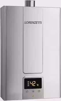 Aquecedor de Água a Gás LZ 2000 DE-I GN Digital 20 L/Min, INOX, LORENZETTI