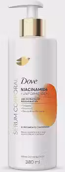 Sérum Hidratante Corporal Para Pele com Tom Irregular 48h de Hidratação Regenerativa Dove Dermo Renovador Niacinamida Redutor de Marcas Escurecidas Clinicamente Comprovado 380mL