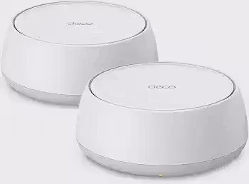 TP-Link Deco BE22 (2 un.) Roteador Mesh Wi-Fi 7 BE3600 Dual Band, Cobertura de até 400 m², Conexão para Mais de 150 Dispositivos, 2 Portas Gigabit por Unidade, MLO, VPN e Mesh Gerenciado por IA