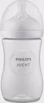 Philips Avent Mamadeira Pétala 3.0 9oz/260ml com Bico de Fluxo Médio (Fluxo 3), Azul, SCY903/01