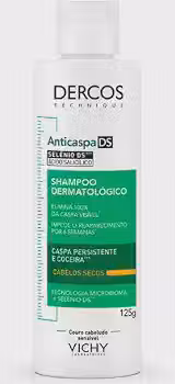 Vichy Dercos DS Shampoo Anticaspa para Cabelos Secos, 125g