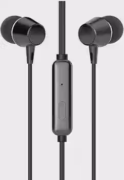 Fone de ouvido HP DHE-7000 - Intra Preto Com conexão P2 3.5mm Possui microfone omnidirecional, Potencia nominal 3mW, Frequência de resposta 20Hz-20KHz