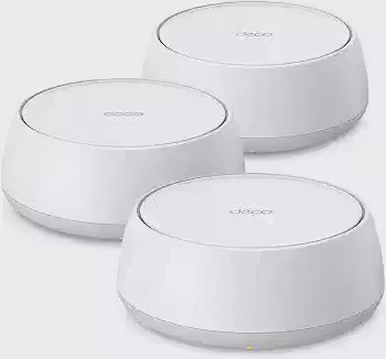 TP-Link Deco BE22 (3 un.) Roteador Mesh Wi-Fi 7 BE3600 Dual Band, Cobertura de até 600 m², Mais de 150 Dispositivos, 2 Portas Gigabit por Unidade, MLO, VPN e Mesh Gerenciado por IA